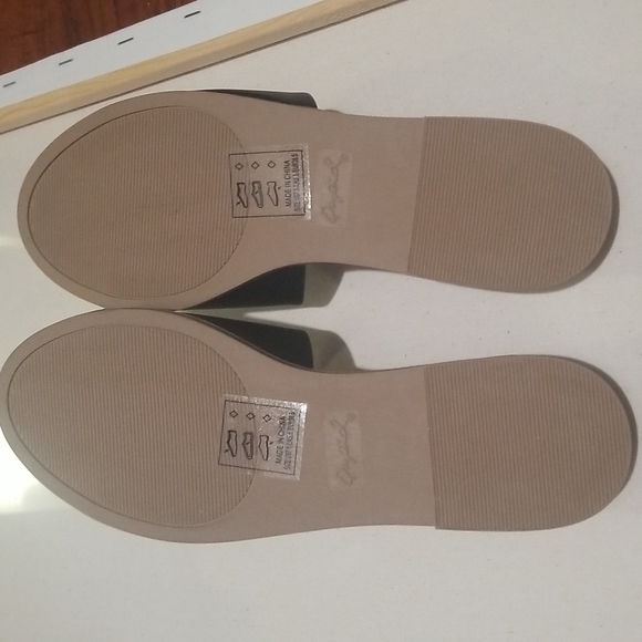 Qupid - Cute brown and black flats - Picture 3 of 5